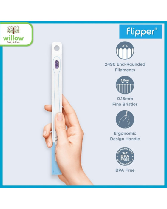 Flipper Twigo Adult Sikat Gigi Single Pack