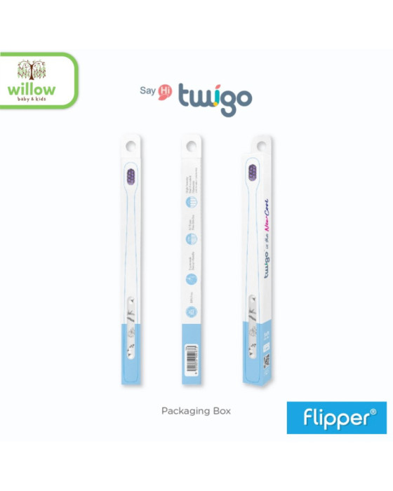 Flipper Twigo Adult Sikat Gigi Single Pack