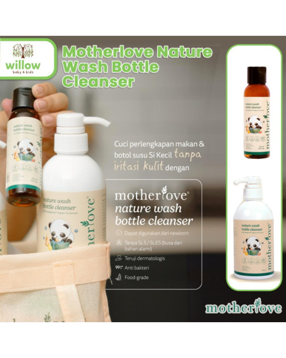 Motherlove Nature Wash Bottle Cleanser Sabun Cuci Botol