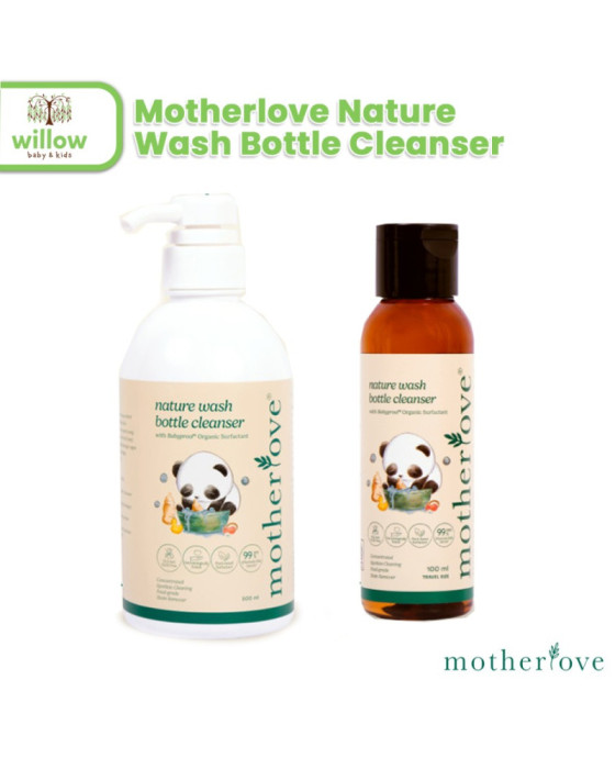 Motherlove Nature Wash Bottle Cleanser Sabun Cuci Botol