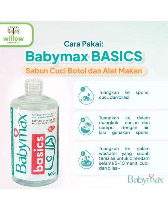 Babymax Basic Bottle & Utensil Cleanser Sabun Cuci Botol