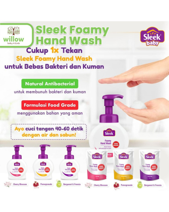 Sleek Foamy Hand Wash 250Ml