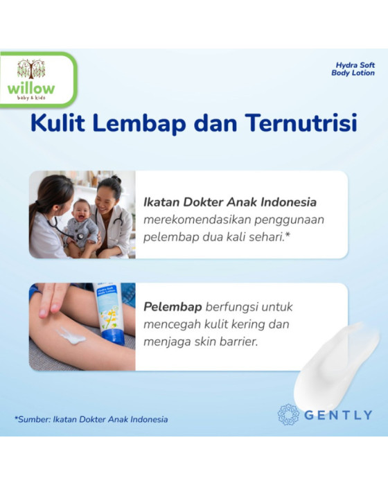 Gently Baby Hydra Soft Nourishing Lotion Cream Bayi