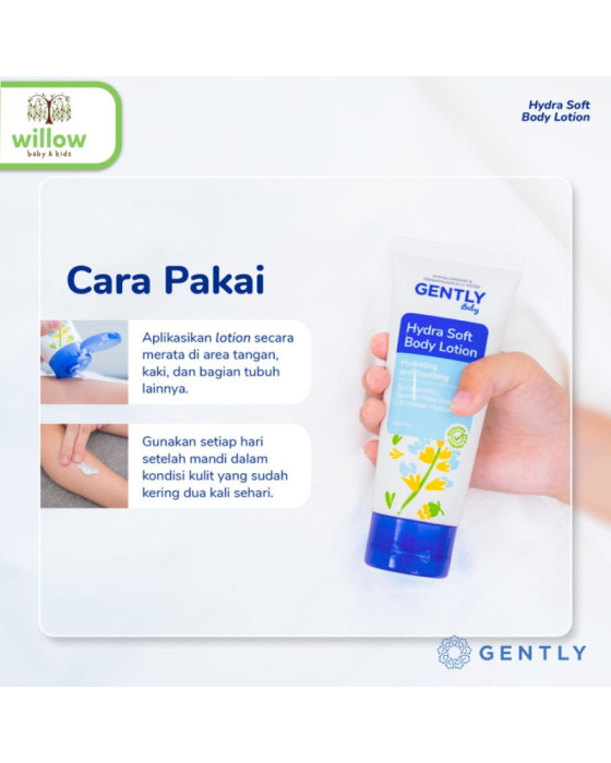 Gently Baby Hydra Soft Nourishing Lotion Cream Bayi