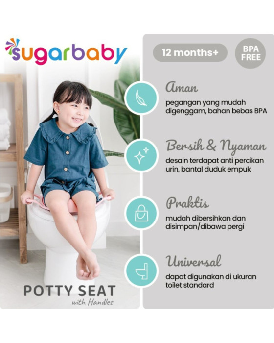 Sugar Baby Potty Seat With Handles Toilet Seat Anak