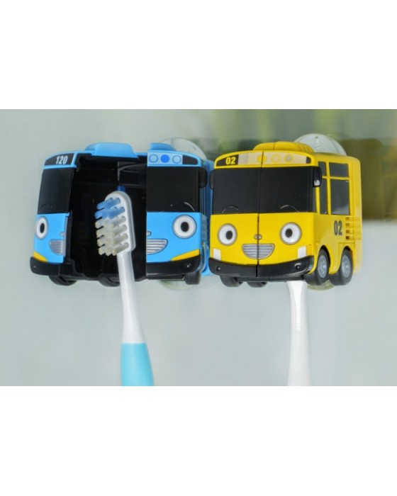 FLIPPER TOOTHBRUSH HOLDER TAYO THE LITTLE BUS - LANI YELLOW