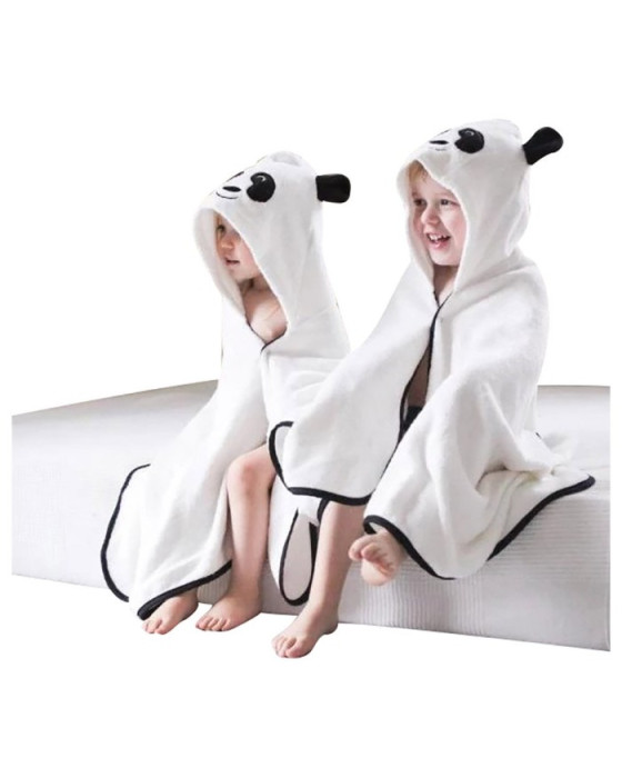 CUDDLEDRY SUPERSOFT TODDLER BATH TOWEL CUDDLE - PANDA