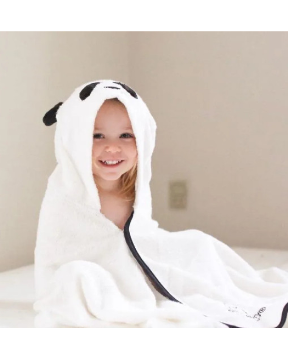 CUDDLEDRY SUPERSOFT TODDLER BATH TOWEL CUDDLE - PANDA