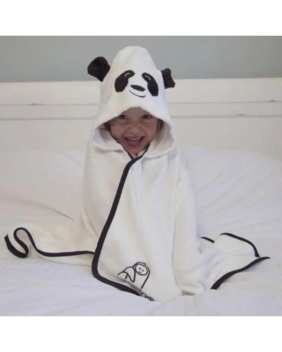 CUDDLEDRY SUPERSOFT TODDLER BATH TOWEL CUDDLE - PANDA