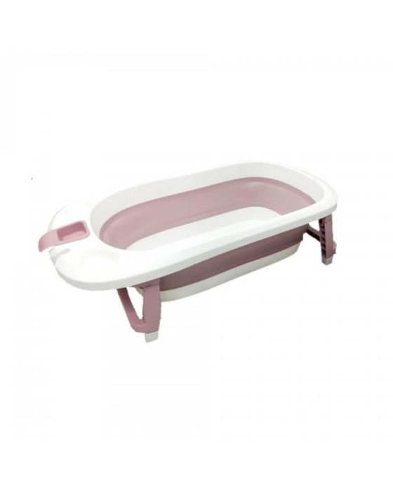 RIGHT START 66828 MEGA XL WHITE HOT FOLDABLE BATHTUB LOTUS PINK