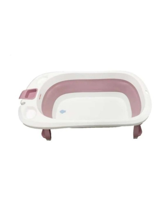 RIGHT START 66828 MEGA XL WHITE HOT FOLDABLE BATHTUB LOTUS PINK