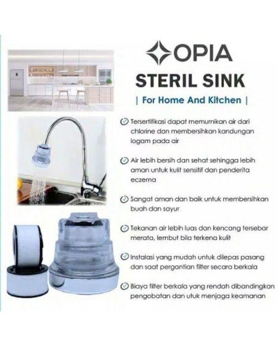 OPIA STERIL SINK FILTER HEAD SET