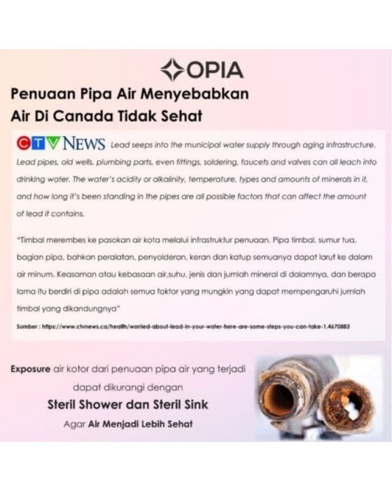 OPIA STERIL SHOWER FILTER REFILL PACK