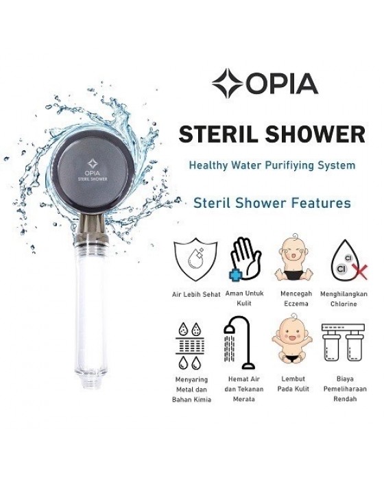 OPIA STERIL SHOWER FILTER HEAD SET