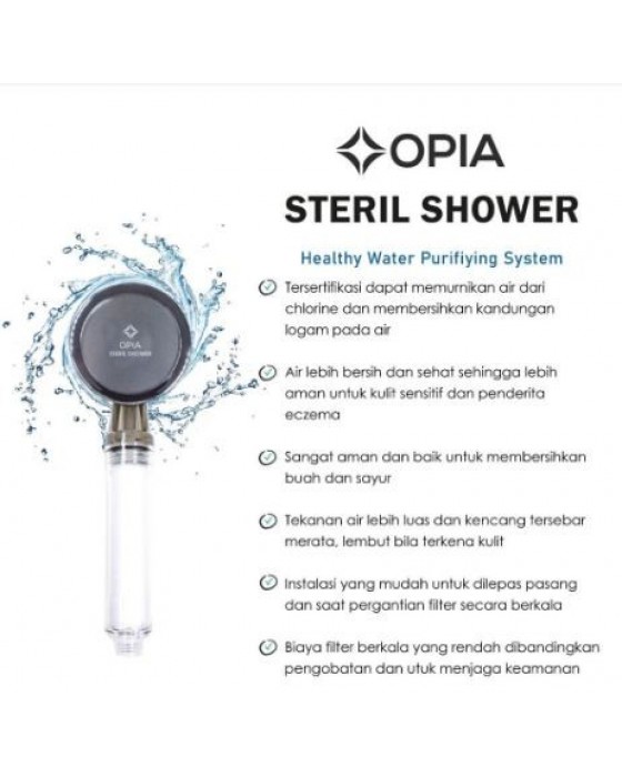 OPIA STERIL SHOWER FILTER HEAD SET