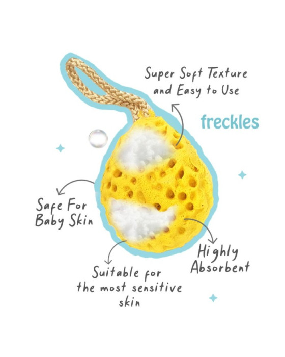 FRECKLES NATURAL BABY BATH SPONGE