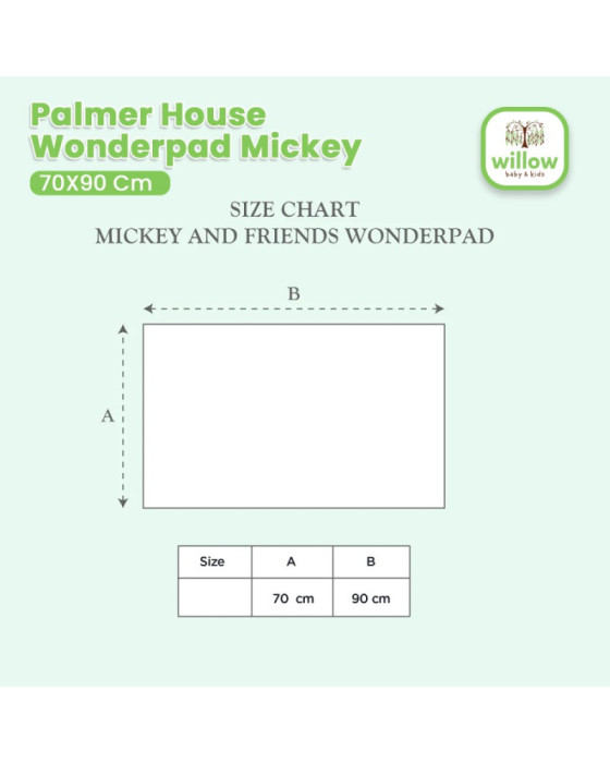 Palmerhaus Wonderpad Mickey Alas Bayi 70X90Cm