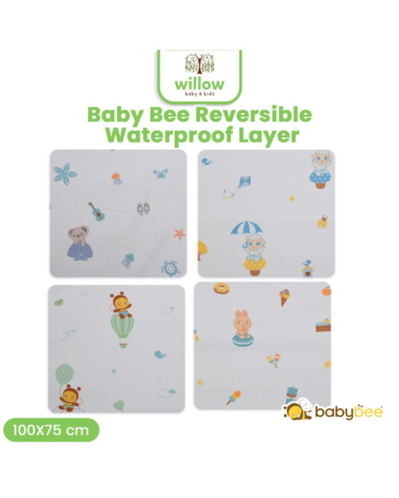 Baby Bee Reversible Perlak Waterproof Layer