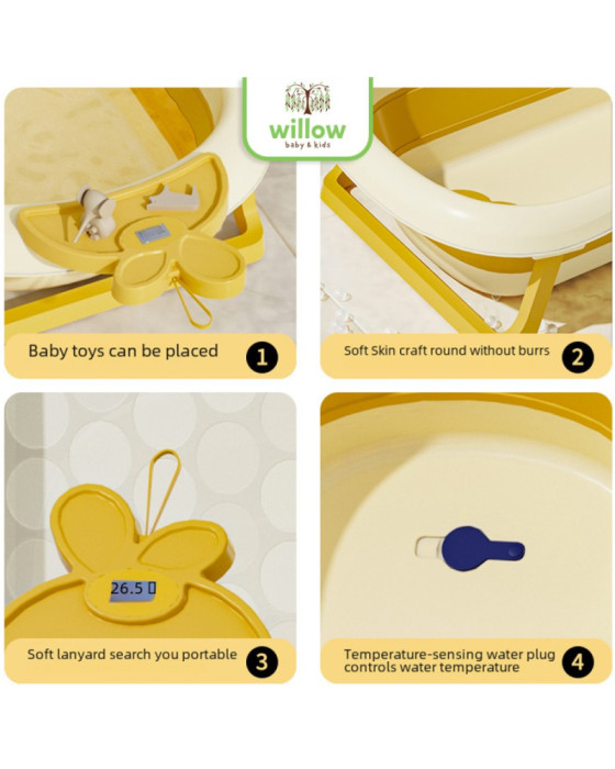 Gea Baby Bunny Collapsible Bathtub Bak Mandi Bayi