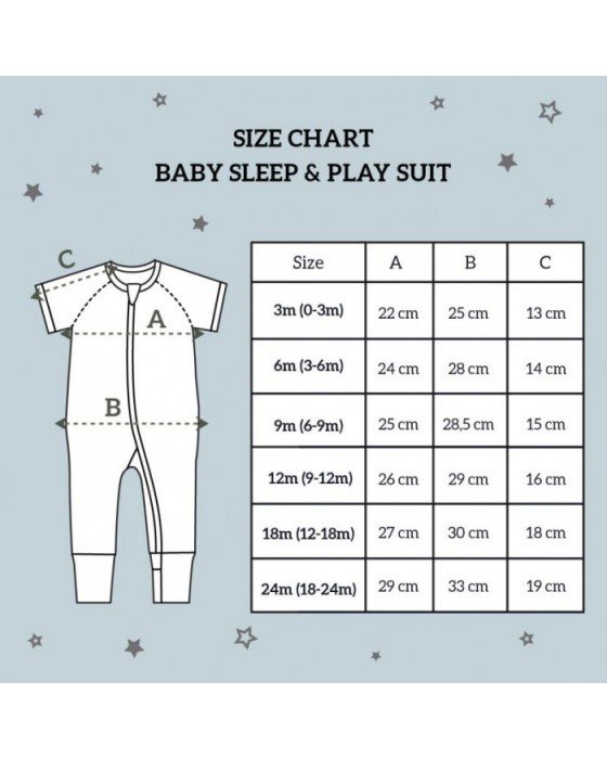 PALMERHAUS BABY SLEEP AND PLAY SUIT - MINNIE LEMON