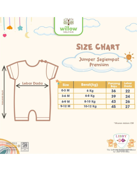 Libby Romper Premium Boy Jumper Bayi Laki-Laki @3pcs