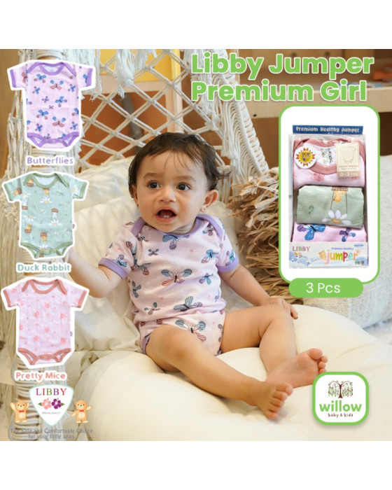 Libby Jumper Premium Girl Jumper Bayi Perempuan @3pcs