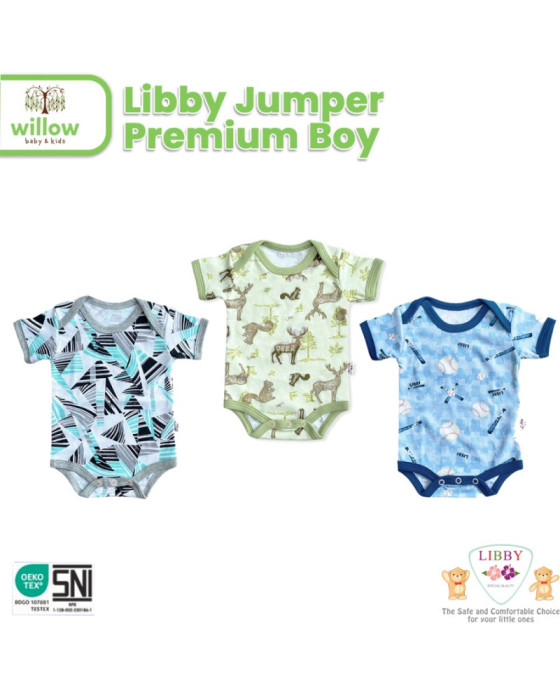 Libby Jumper Premium Boy Jumper Bayi Laki-Laki @3pcs