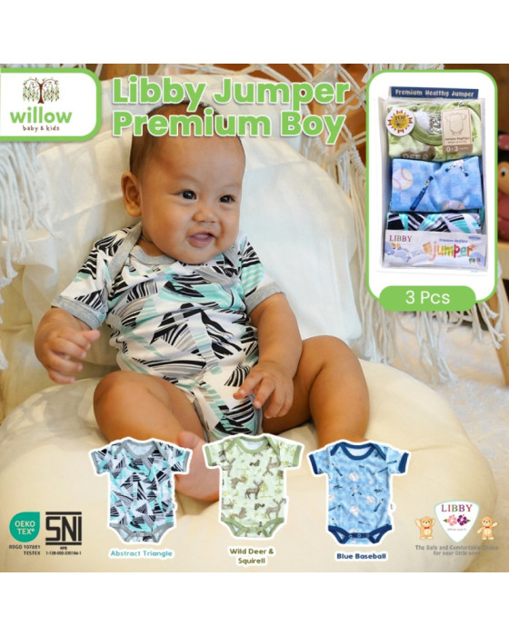 Libby Jumper Premium Boy Jumper Bayi Laki-Laki @3pcs