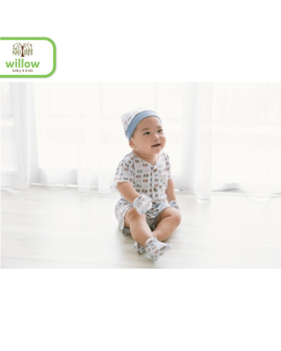 Arden & Leon Top Knot Hat Topi Bayi