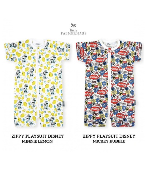 PALMERHAUS PLAYSUIT ZIPPY - MINNIE LEMON