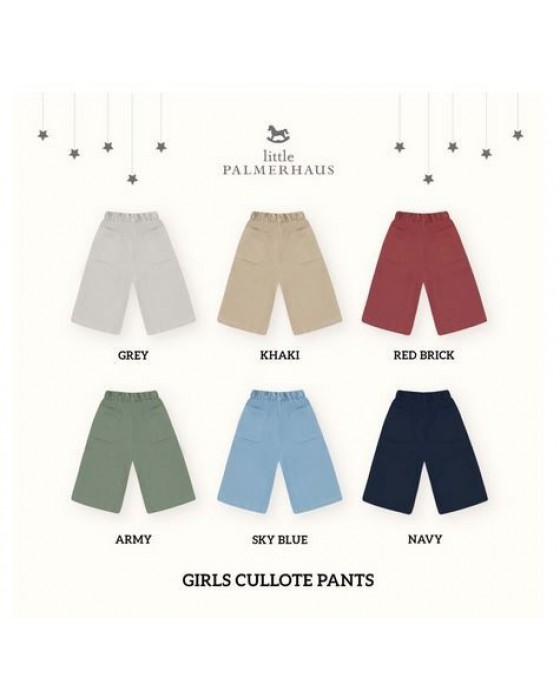 PALMERHAUS PANTS CULLOTE GIRL - ARMY