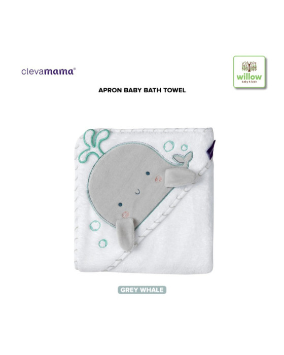 Clevamama Apron Baby Bath Towel