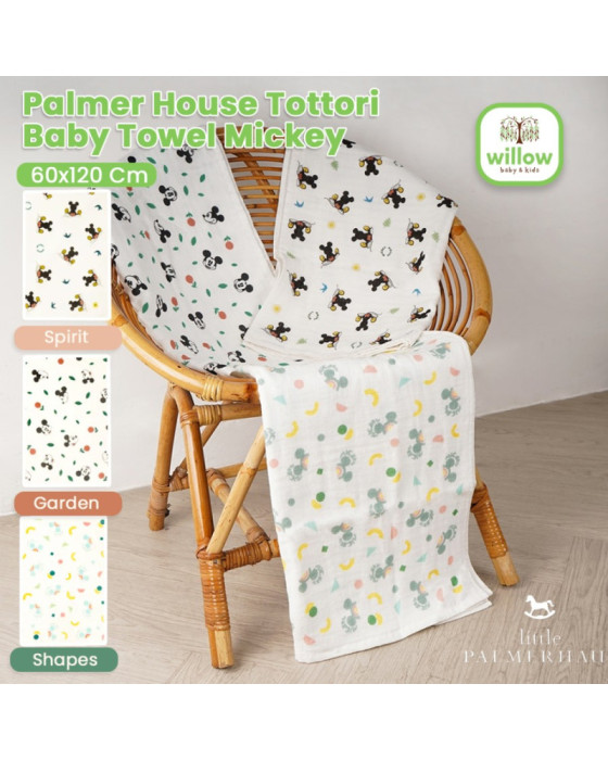 Palmerhaus Tottori Baby Towel Mickey Handuk Bayi 60X120Cm