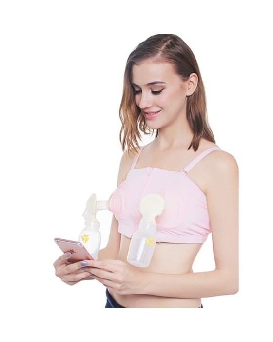 MOOIMOM HANDS FREE PUMPING BRA - 6809F UK. L