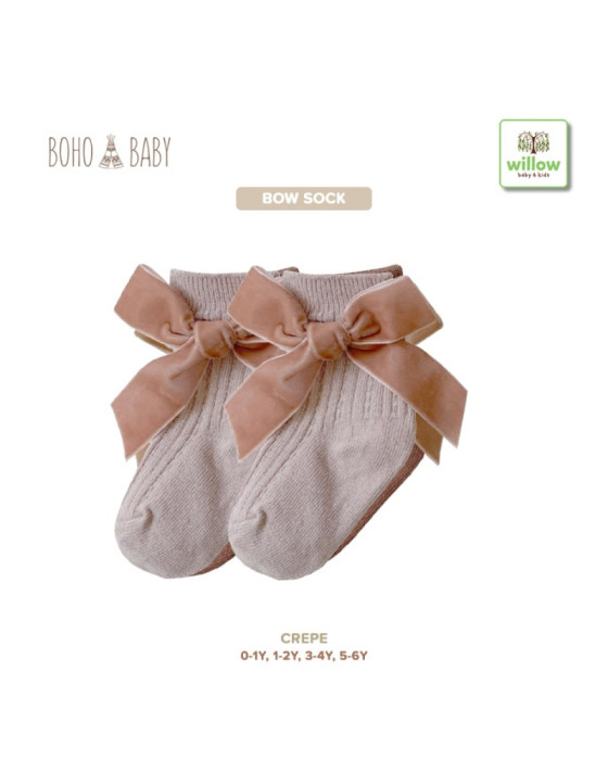 Bohopanna Bow Sock Kecil (0-2y)