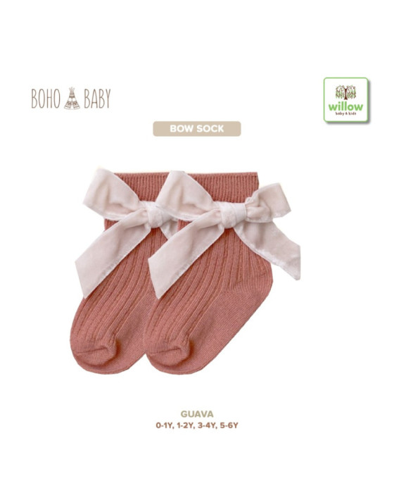 Bohopanna Bow Sock Kecil (0-2y)