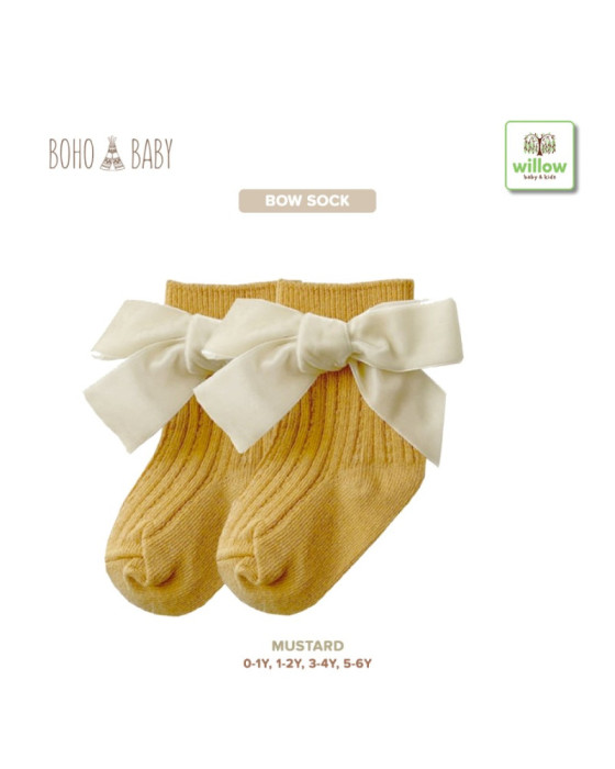 Bohopanna Bow Sock Kecil (0-2y)