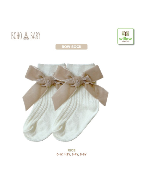 Bohopanna Bow Sock Kecil (0-2y)