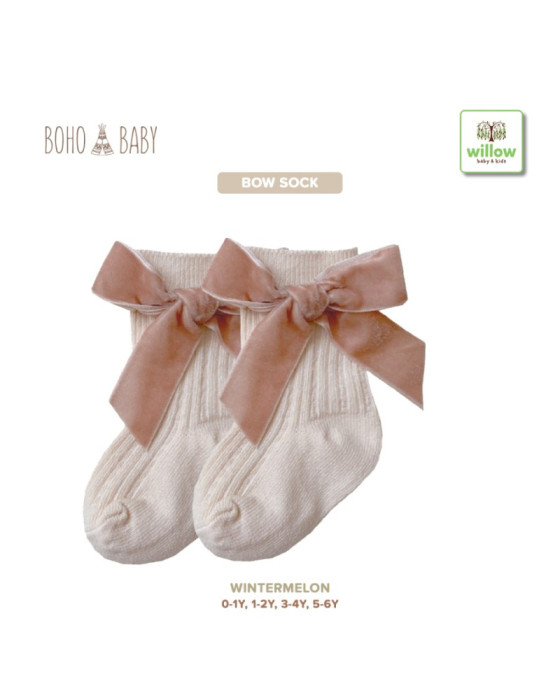 Bohopanna Bow Sock Kecil (0-2y)