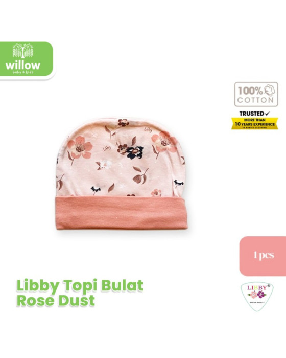 Libby Topi Bayi Bulat Rocco Girl