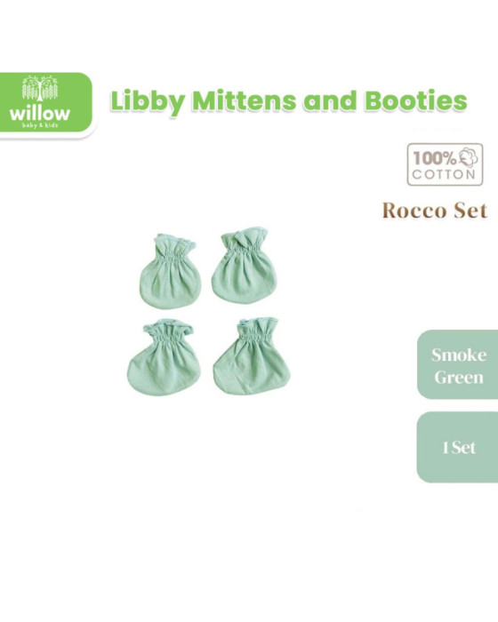 Libby Mittens & Booties New Sarung Tangan Bayi