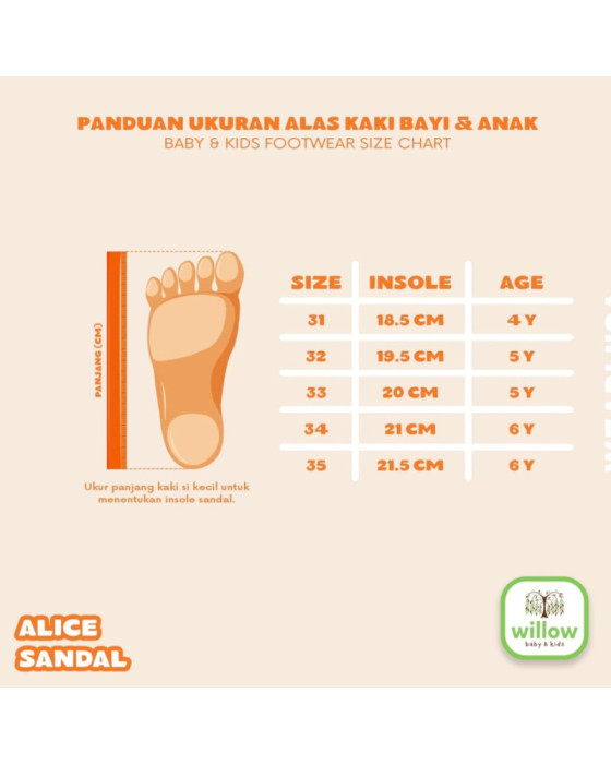 Wear Luca Sandal Anak Alice