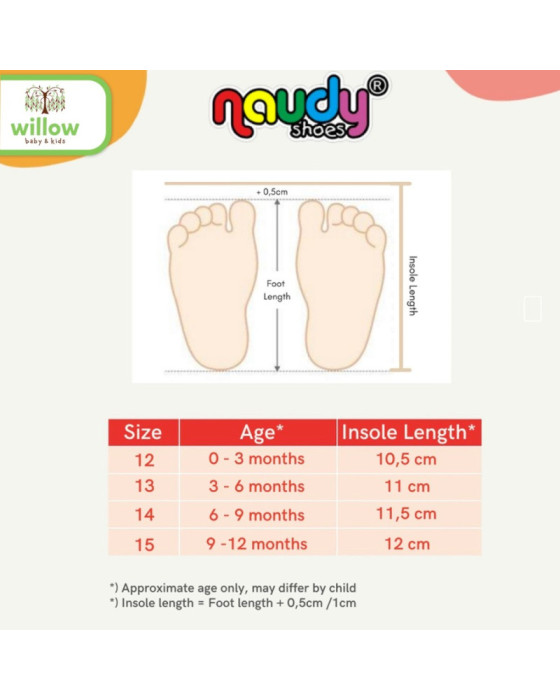 Naudy Prewalker Baby Girl Shoes Claretta Sepatu Anak