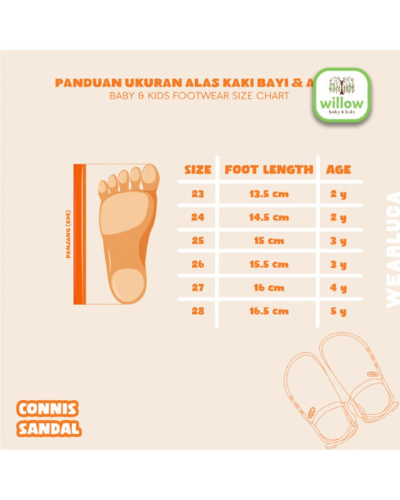 Wear Luca Sandal Connis Sandal Anak