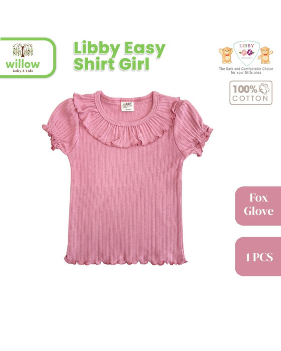 Libby Easy Shirt Girl Kaos Anak Perempuan