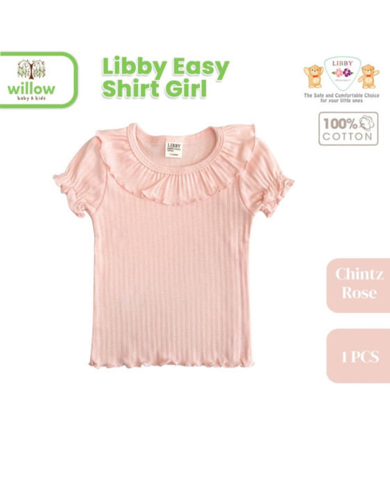 Libby Easy Shirt Girl Kaos Anak Perempuan