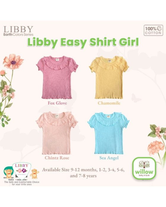 Libby Easy Shirt Girl Kaos Anak Perempuan