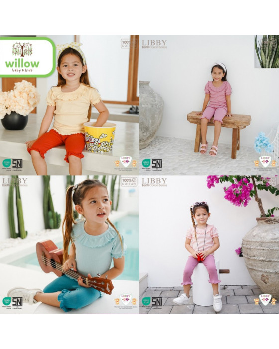 Libby Easy Shirt Girl Kaos Anak Perempuan