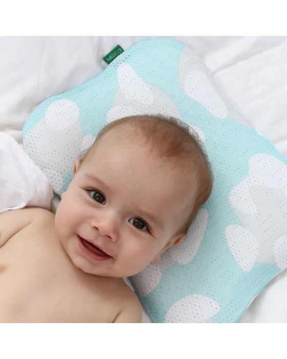 COMFI PILLOW NEW BORN BLUE (BANTAL PEYANG BAYI)