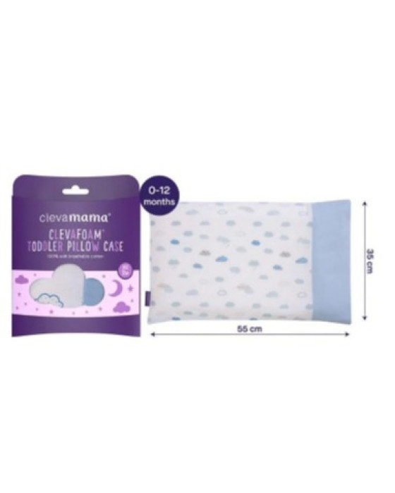 CLEVAMAMA CLEVAFOAM TODDLER PILLOW CASE